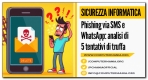 Phishing via SMS e WhatsApp: analisi di 5 tentativi di truffa