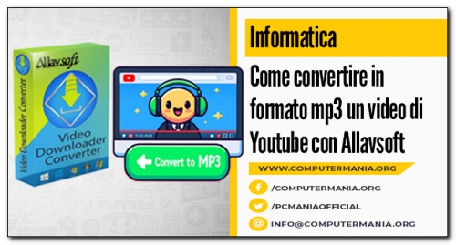 Come convertire in formato mp3 un video di Youtube con Allavsoft